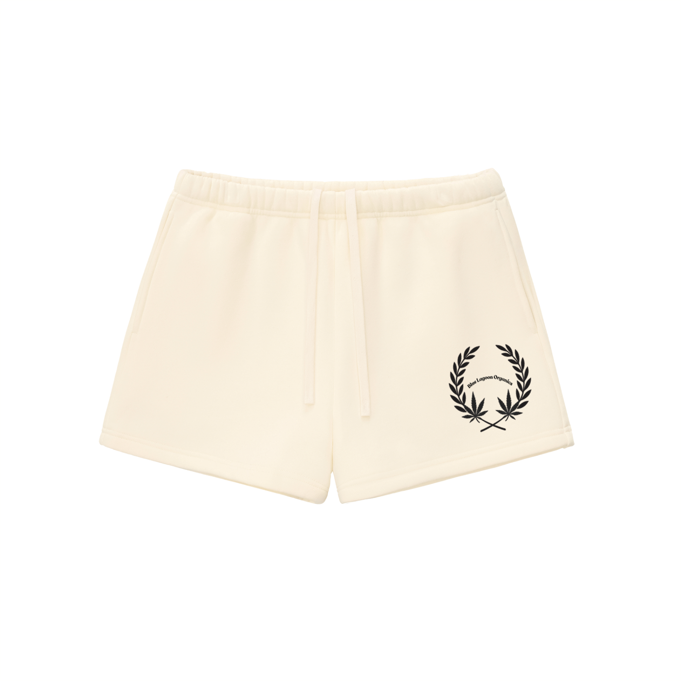 420 Wreath Fleece Drawstring Sweatshorts (w)