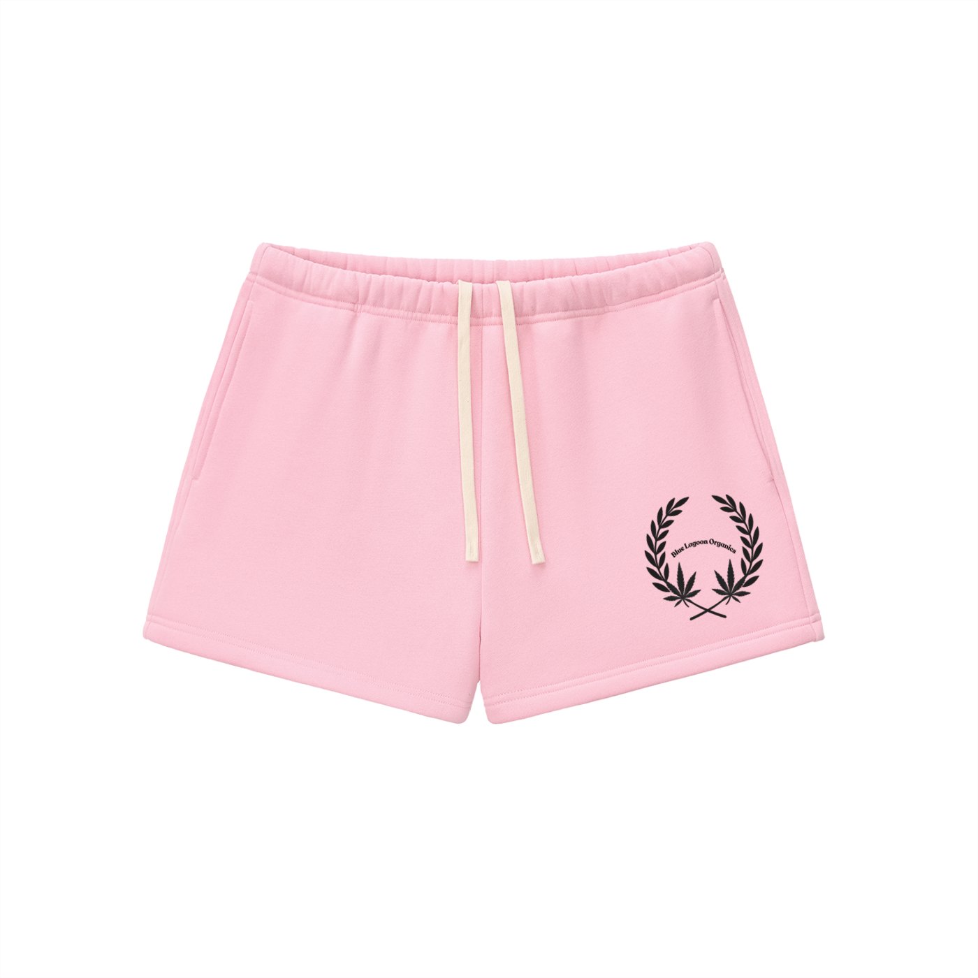 420 Wreath Fleece Drawstring Sweatshorts (w)