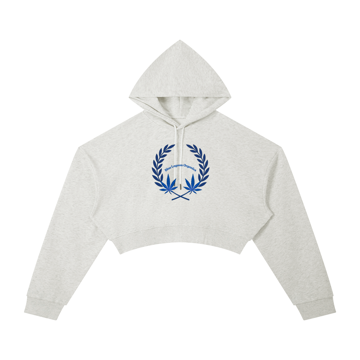 420 Wreath Cropped Hoodie (W)