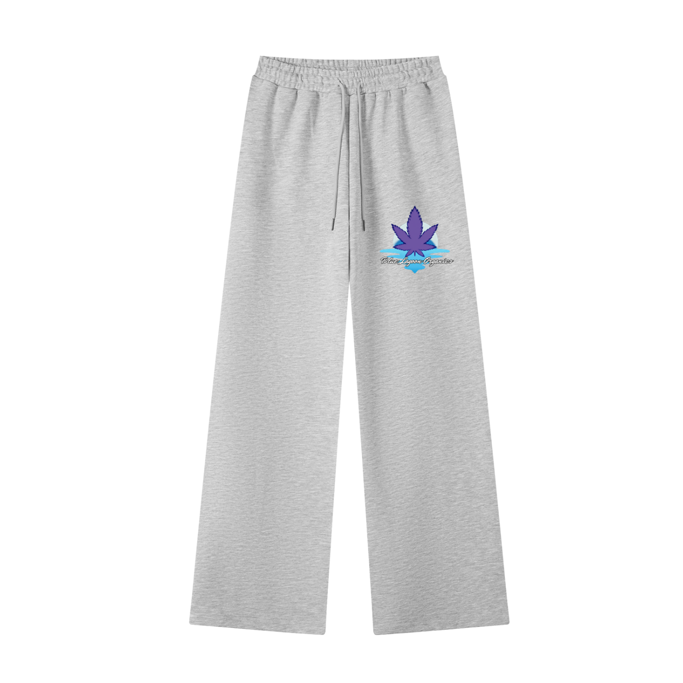 Blue Lagoon Organics Classic Logo Straight-Leg Sweatpants(Women)