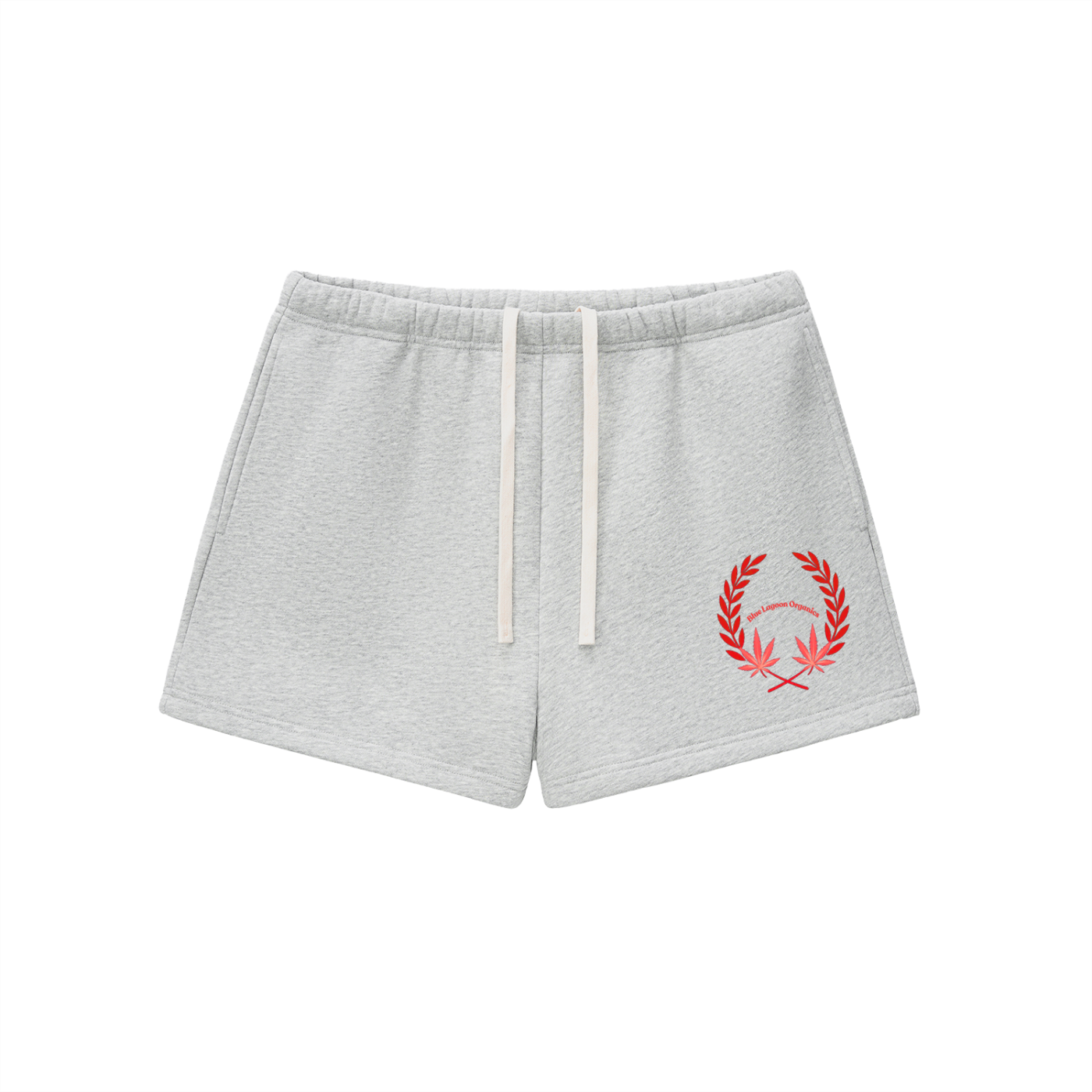 420 Wreath Fleece Drawstring Sweatshorts (w)