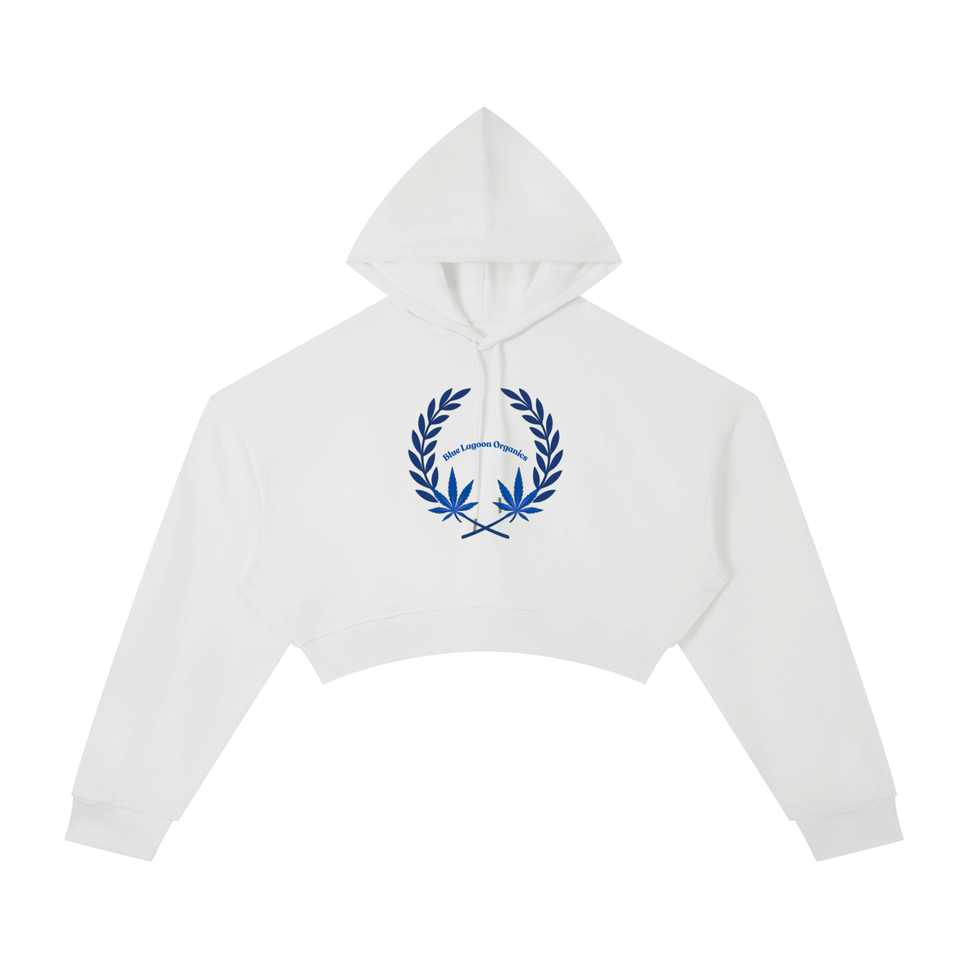 420 Wreath Cropped Hoodie (W)