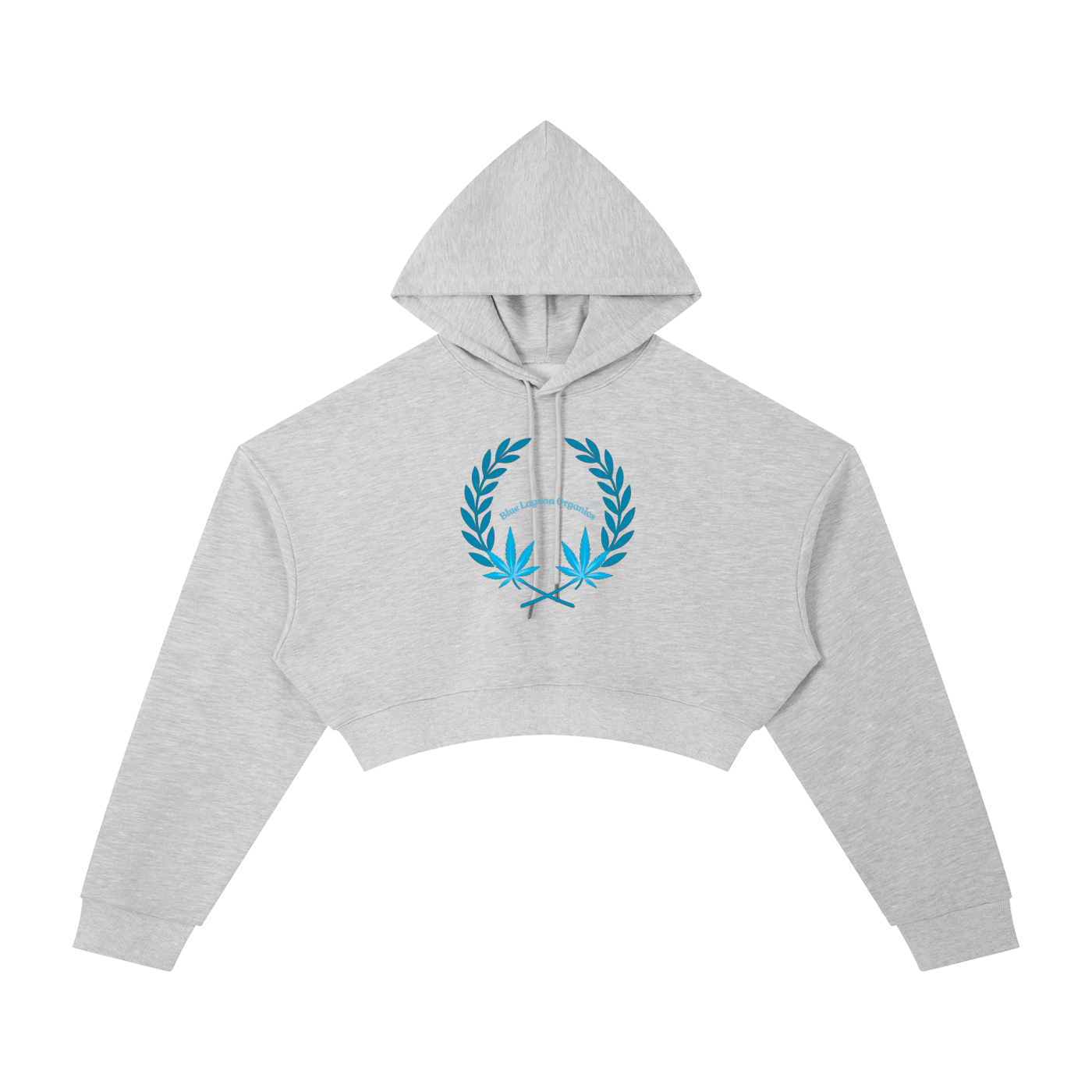 420 Wreath Cropped Hoodie (W)