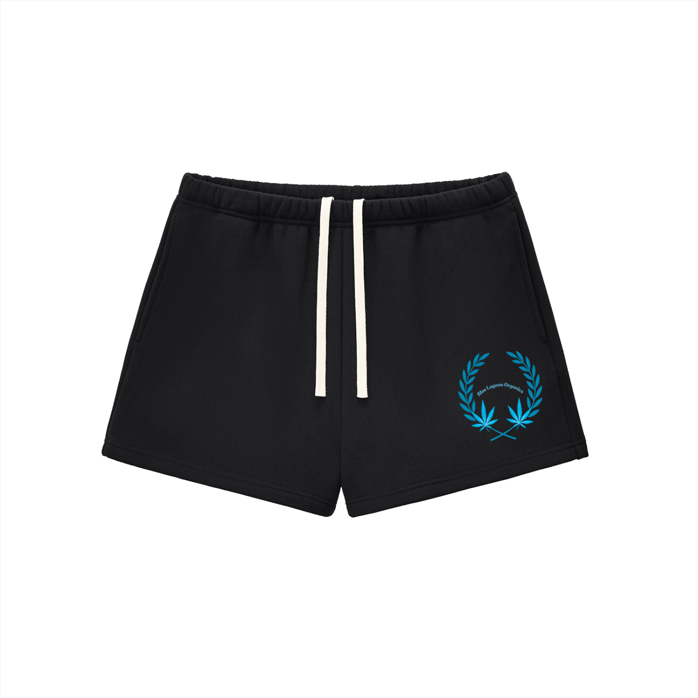 420 Wreath Fleece Drawstring Sweatshorts (w)