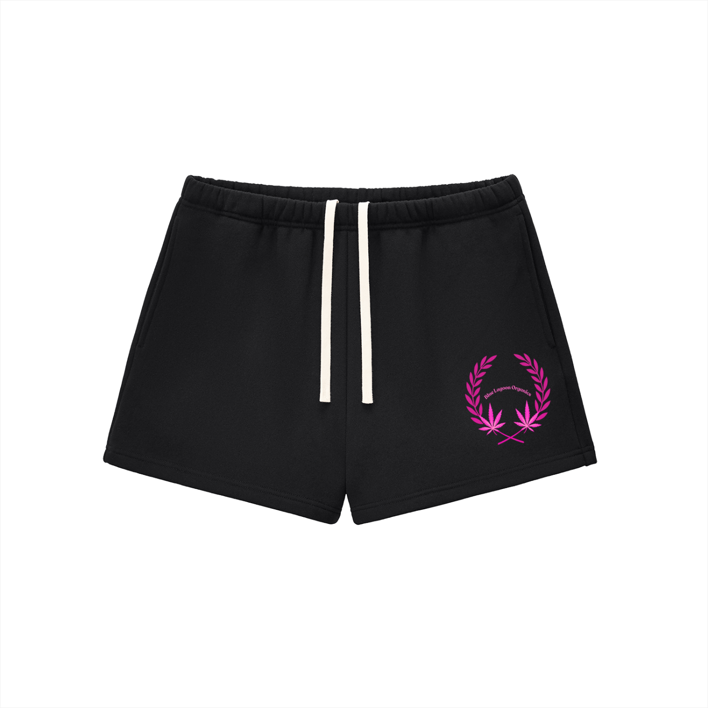 420 Wreath Fleece Drawstring Sweatshorts (w)