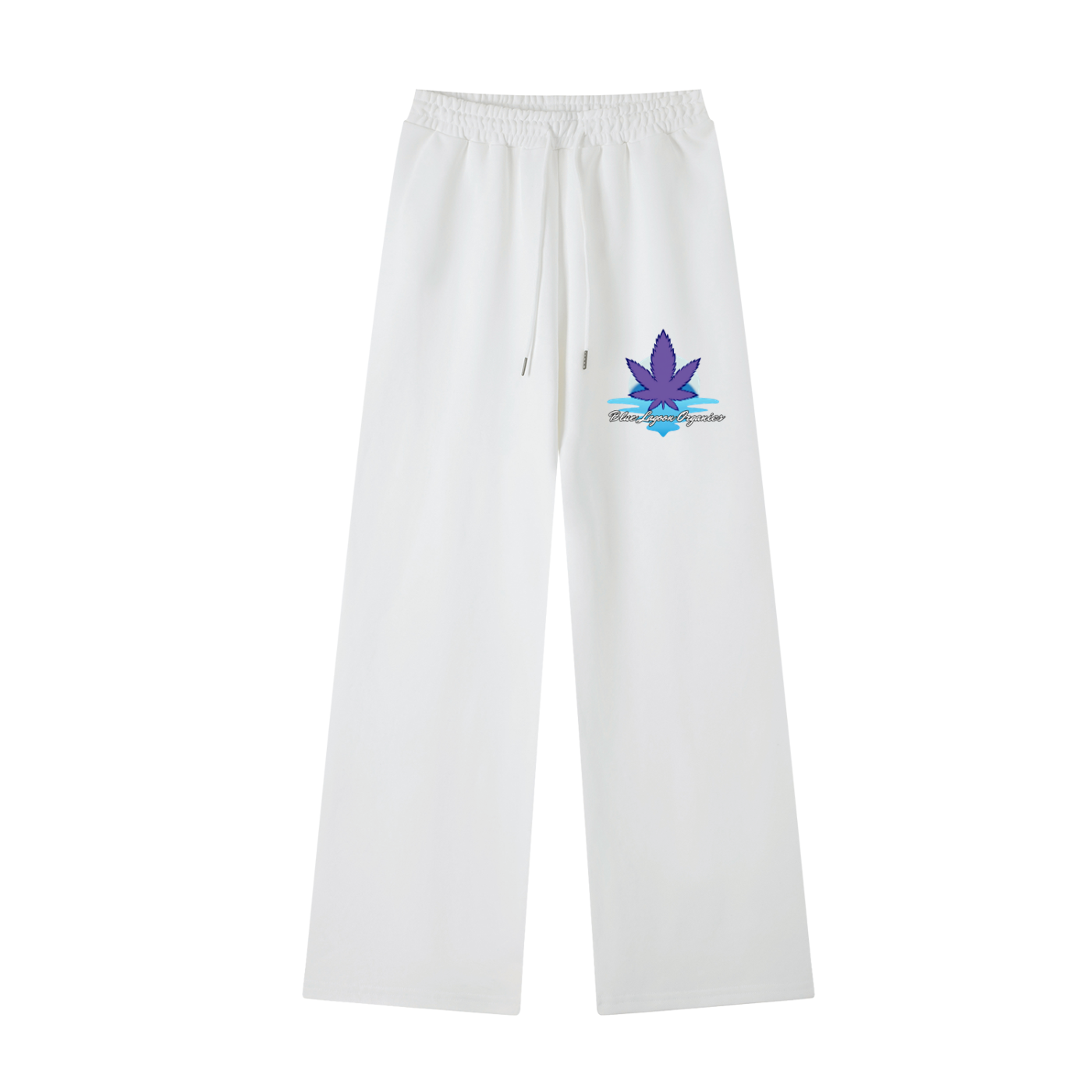 Blue Lagoon Organics Classic Logo Straight-Leg Sweatpants(Women)
