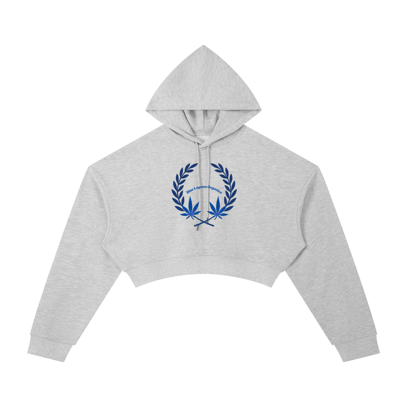 420 Wreath Cropped Hoodie (W)