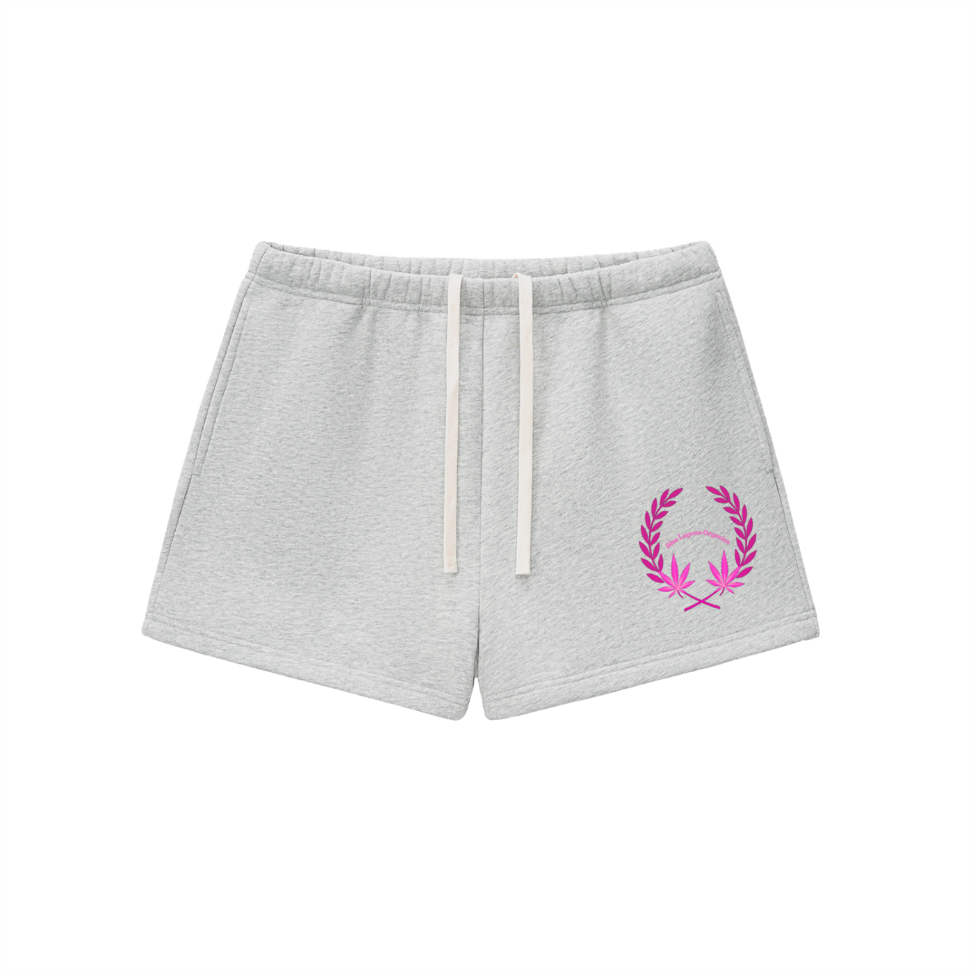 420 Wreath Fleece Drawstring Sweatshorts (w)