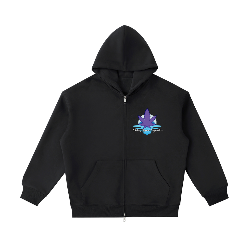 Blue Lagoon Organics Classic LogoHeavyweight Pocket Hoodie(Men)
