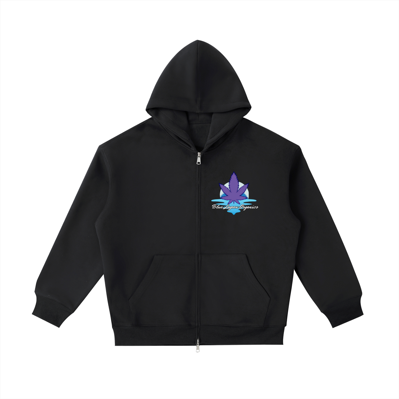 Blue Lagoon Organics Classic LogoHeavyweight Pocket Hoodie(Men)