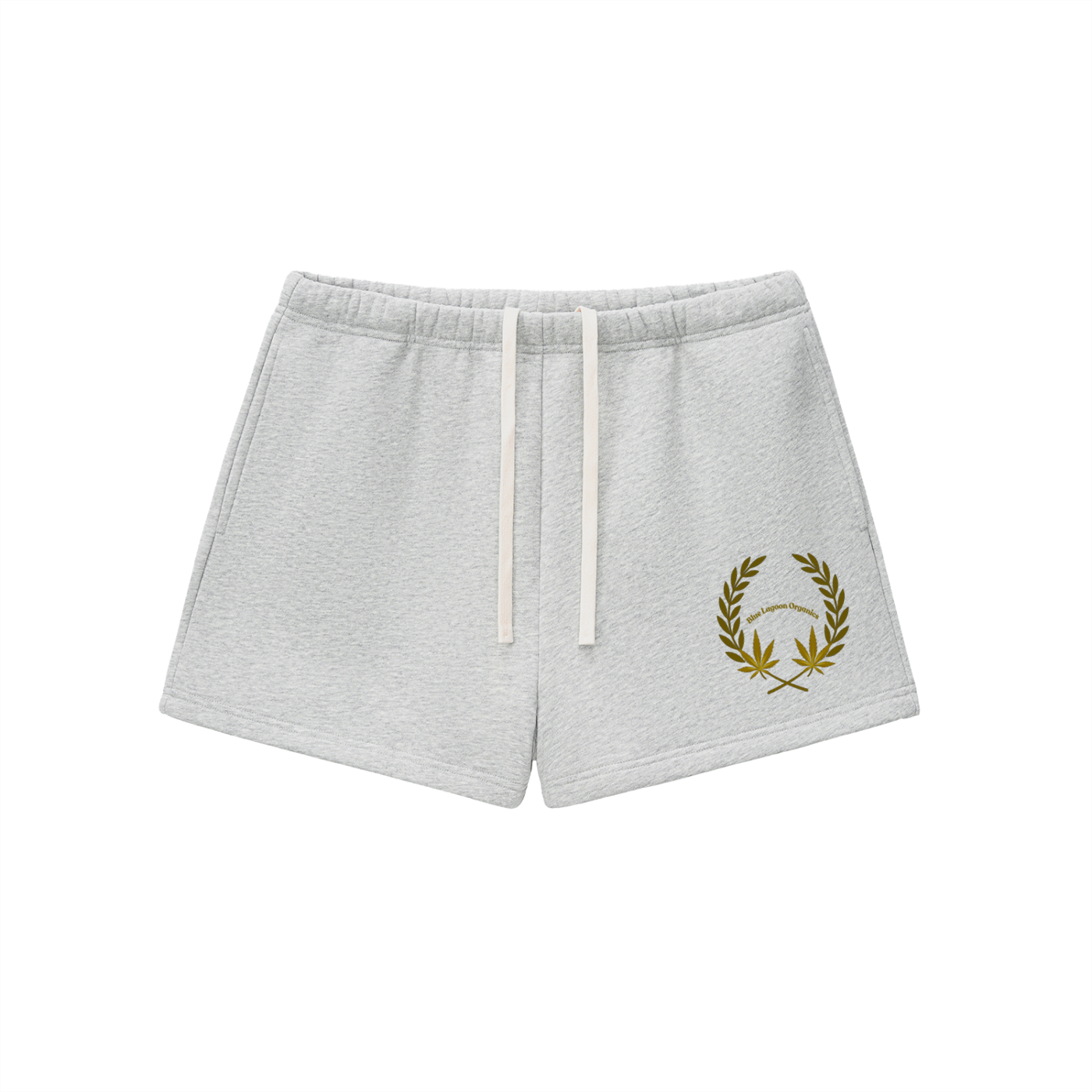 420 Wreath Fleece Drawstring Sweatshorts (w)
