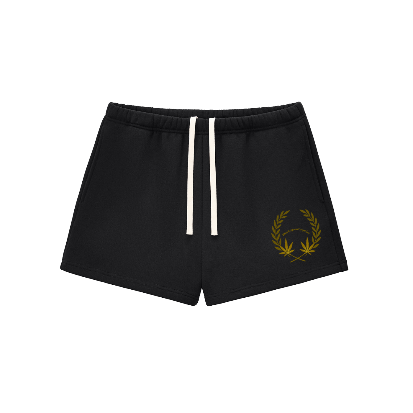 420 Wreath Fleece Drawstring Sweatshorts (w)