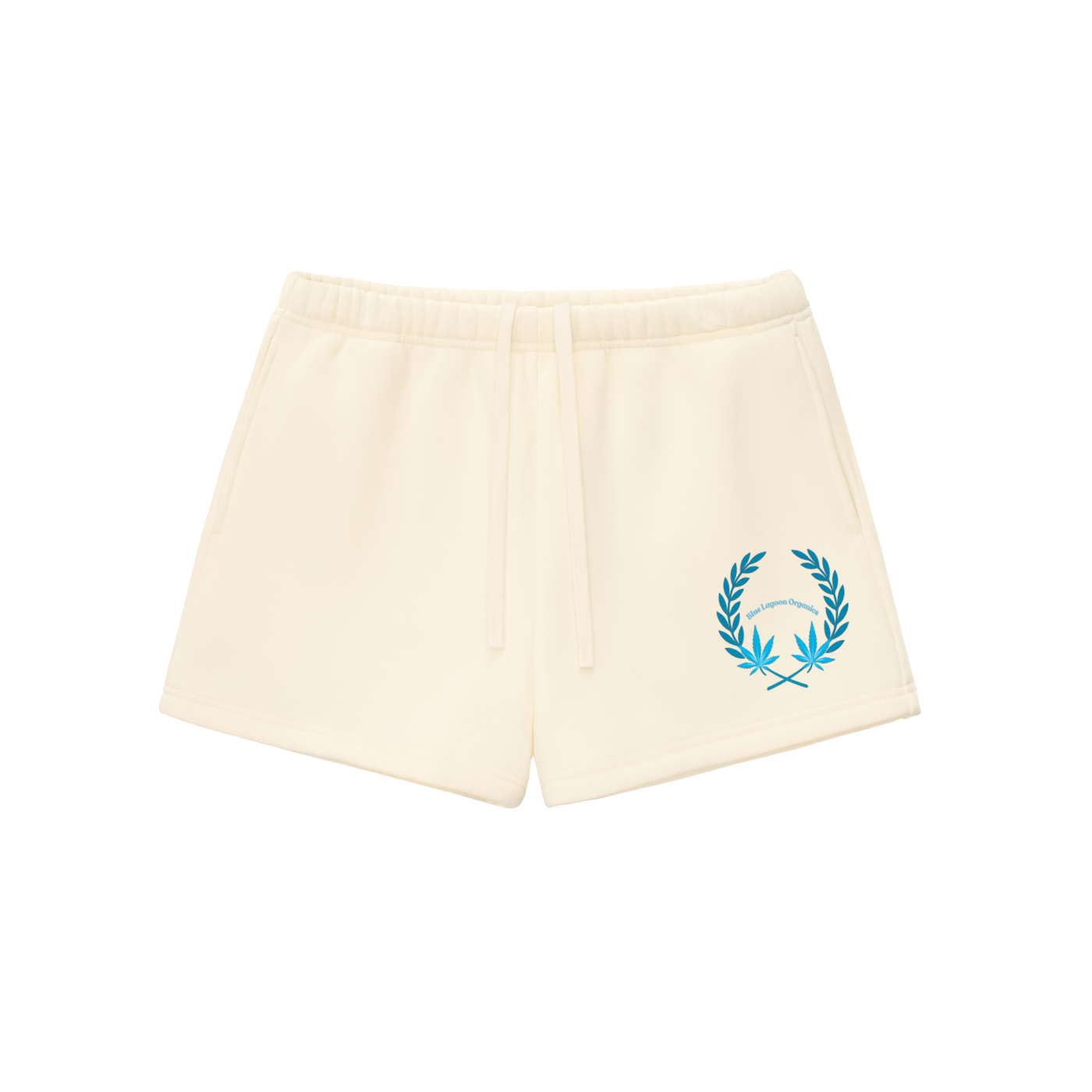 420 Wreath Fleece Drawstring Sweatshorts (w)