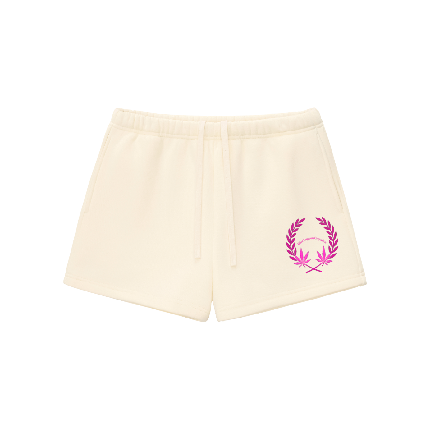 420 Wreath Fleece Drawstring Sweatshorts (w)