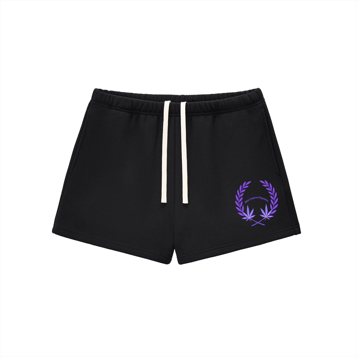 420 Wreath Fleece Drawstring Sweatshorts (w)