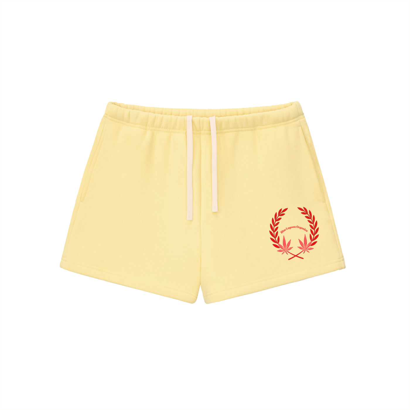 420 Wreath Fleece Drawstring Sweatshorts (w)