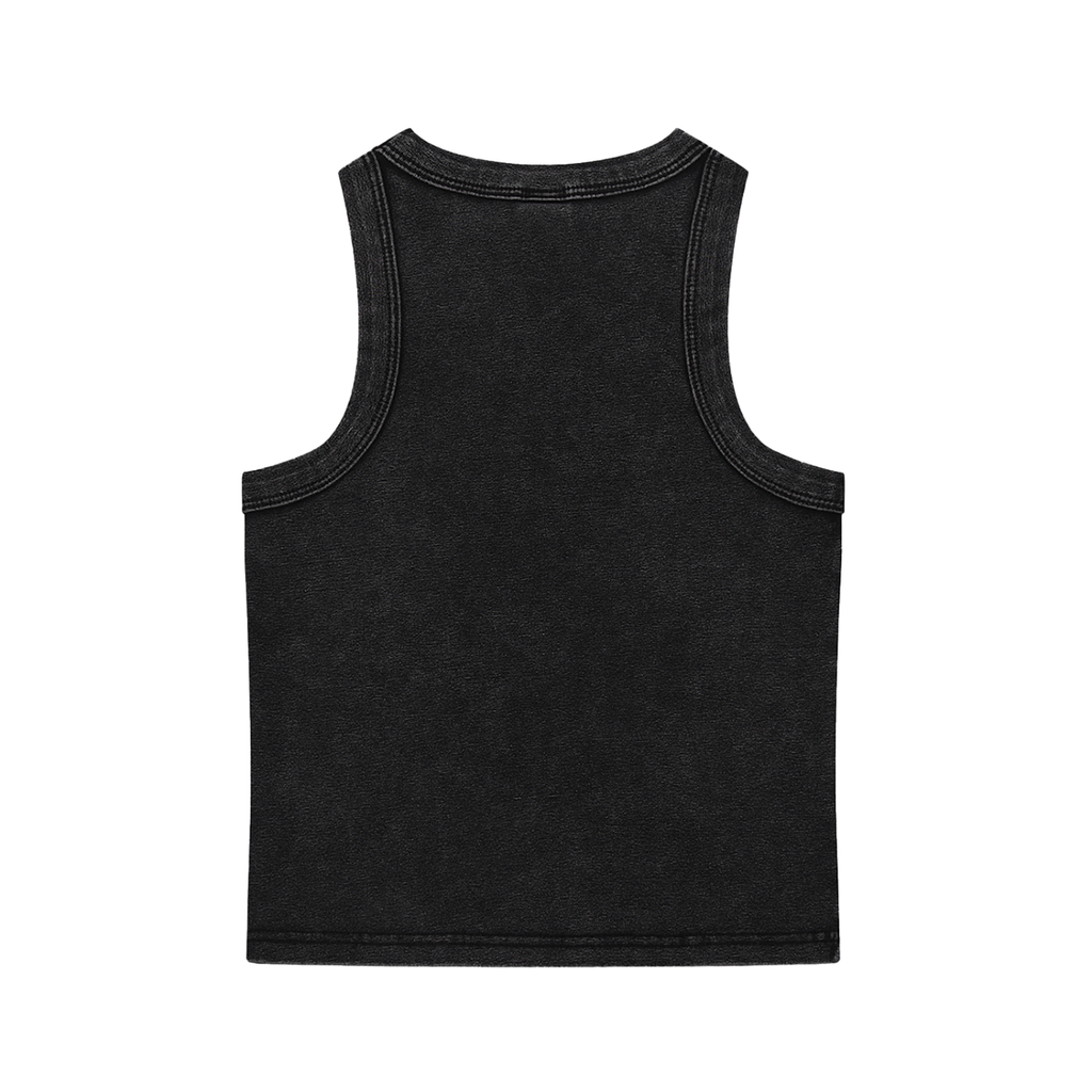 Blue Lagoon Organics Classic Logo Snow Washed Tank Top(women)