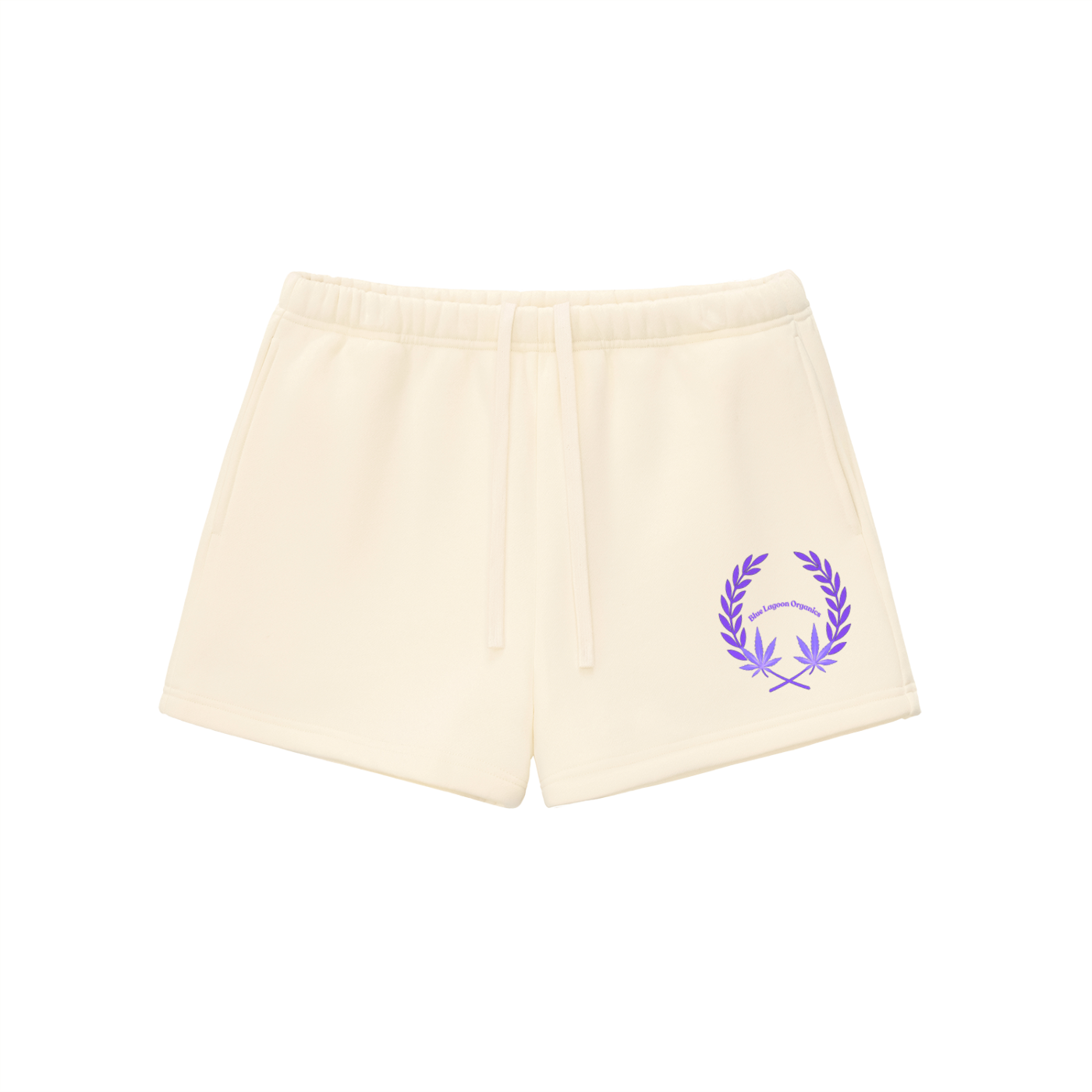 420 Wreath Fleece Drawstring Sweatshorts (w)