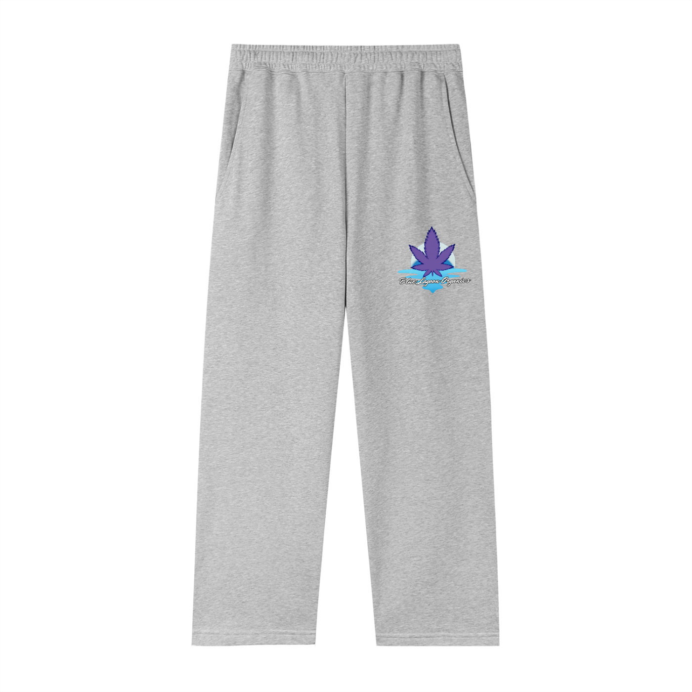 Blue Lagoon Organics Classic Logo Straight-Leg Sweatpants(Men)