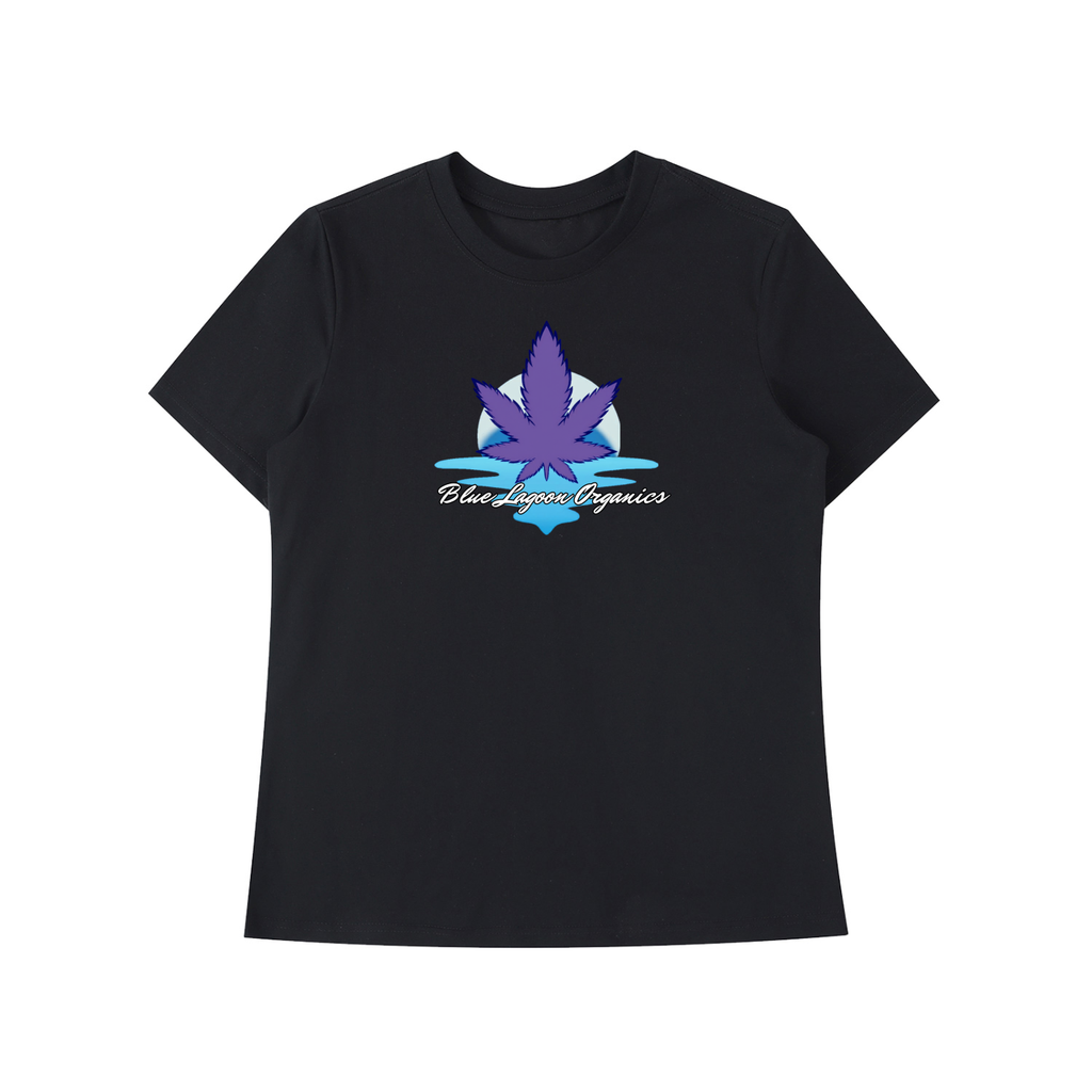 Blue Lagoon Organics Classic Logo Standard Shoulder T-Shirt(Womens)