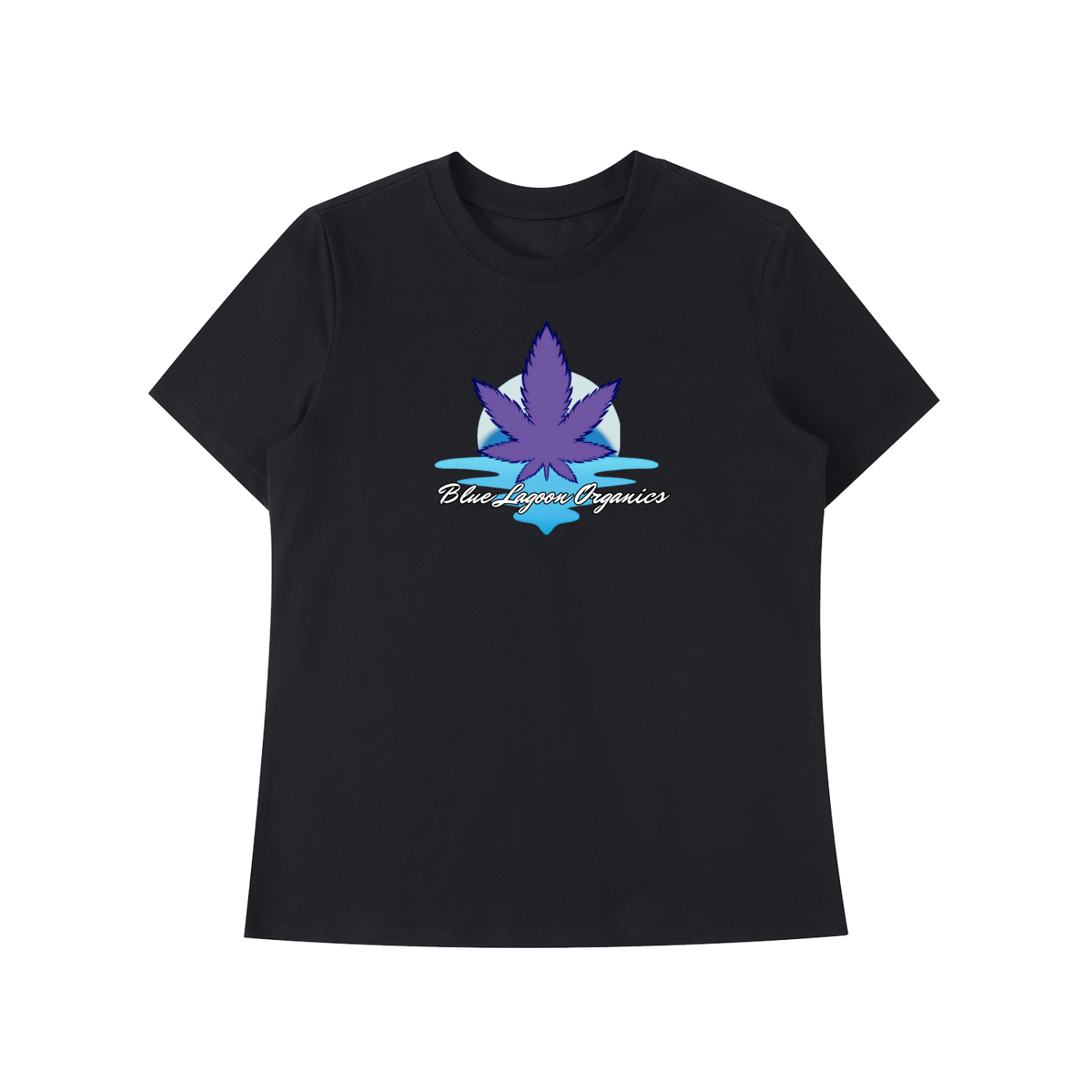 Blue Lagoon Organics Classic Logo Standard Shoulder T-Shirt(Womens)