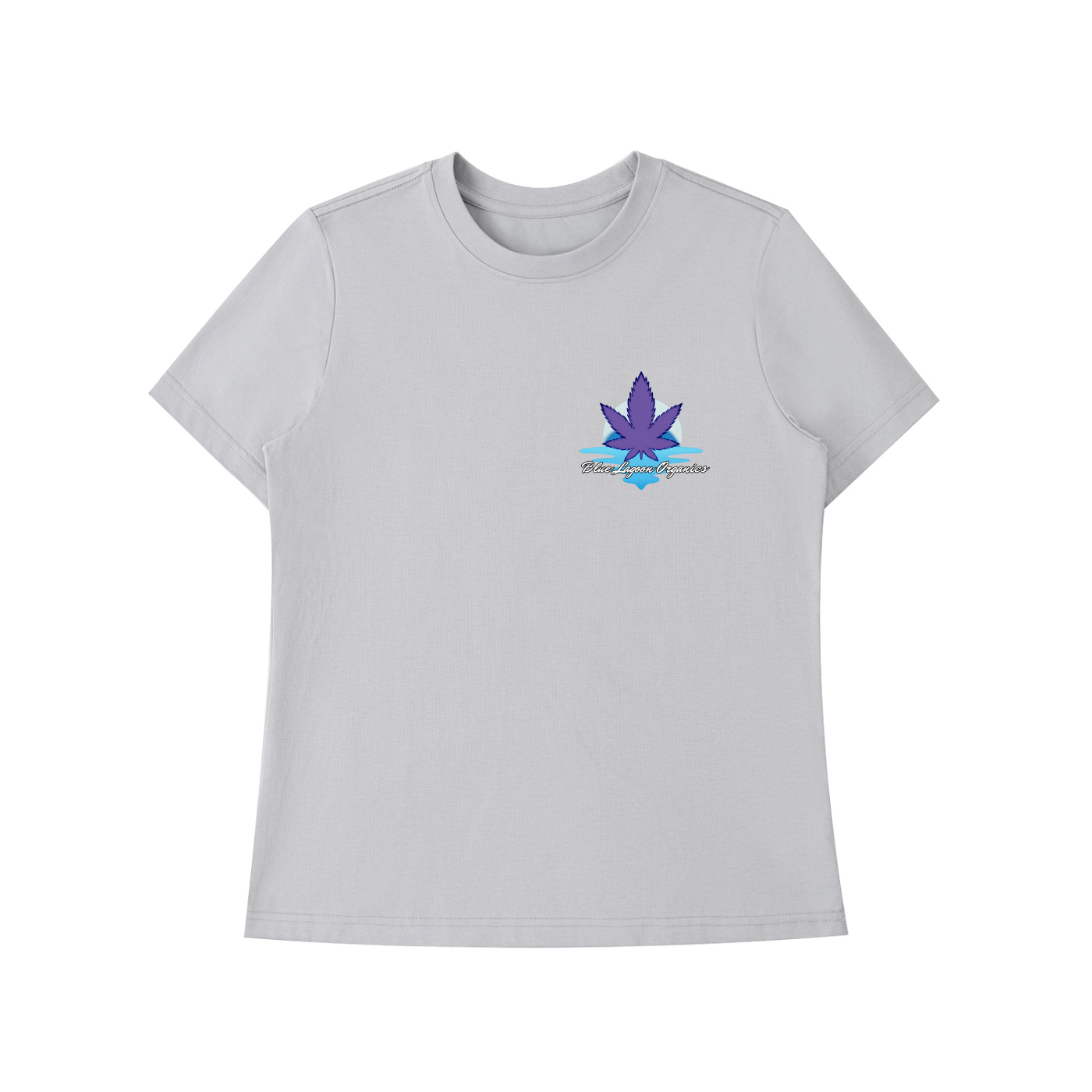 Blue Lagoon Organics Small Classic Logo Standard Shoulder T-Shirt(Womens)