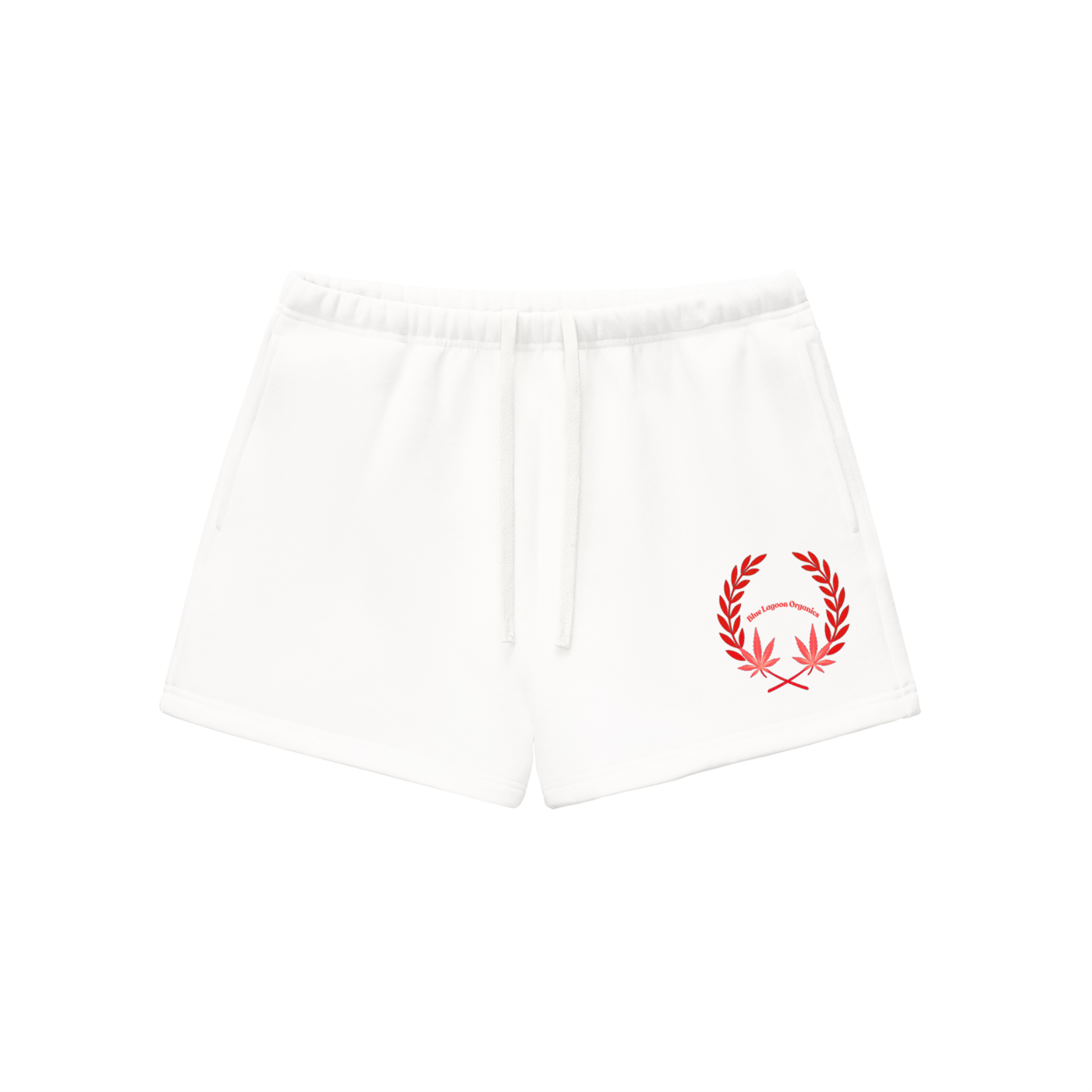 420 Wreath Fleece Drawstring Sweatshorts (w)