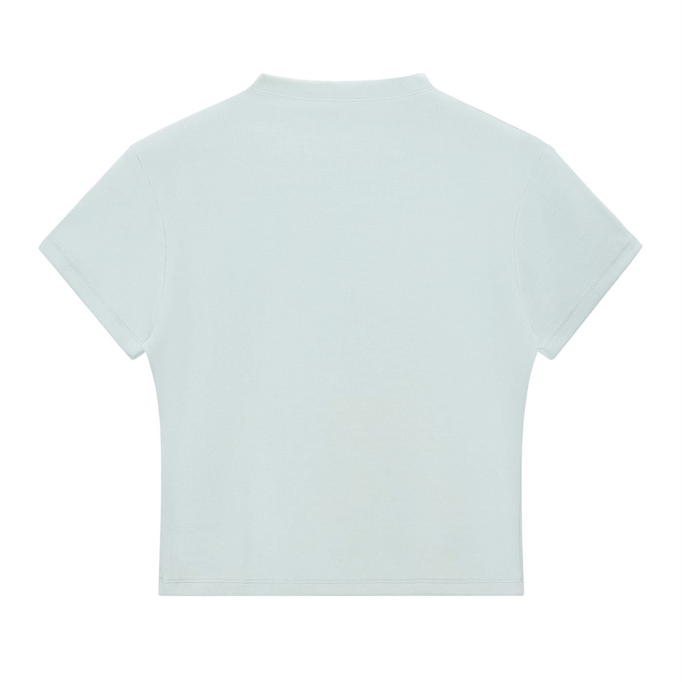 Blue Lagoon Organics Small Classic Logo Slim Fit Mock Neck T-Shirt(Women)