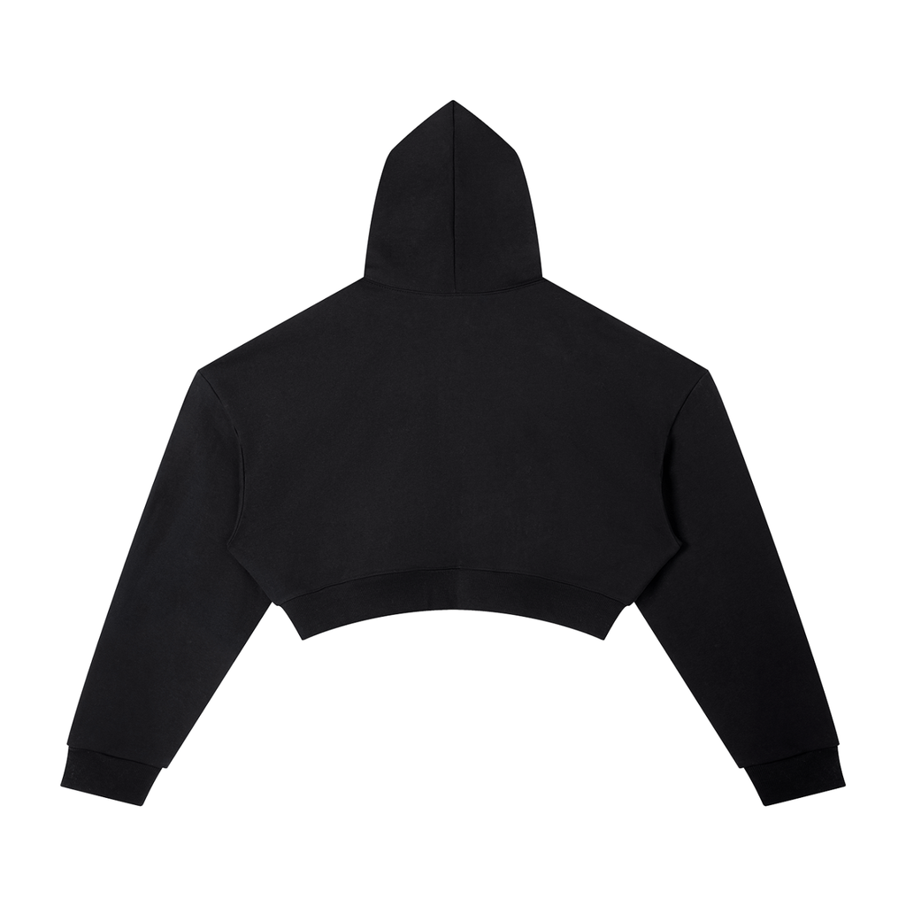 420 Wreath Cropped Hoodie (W)
