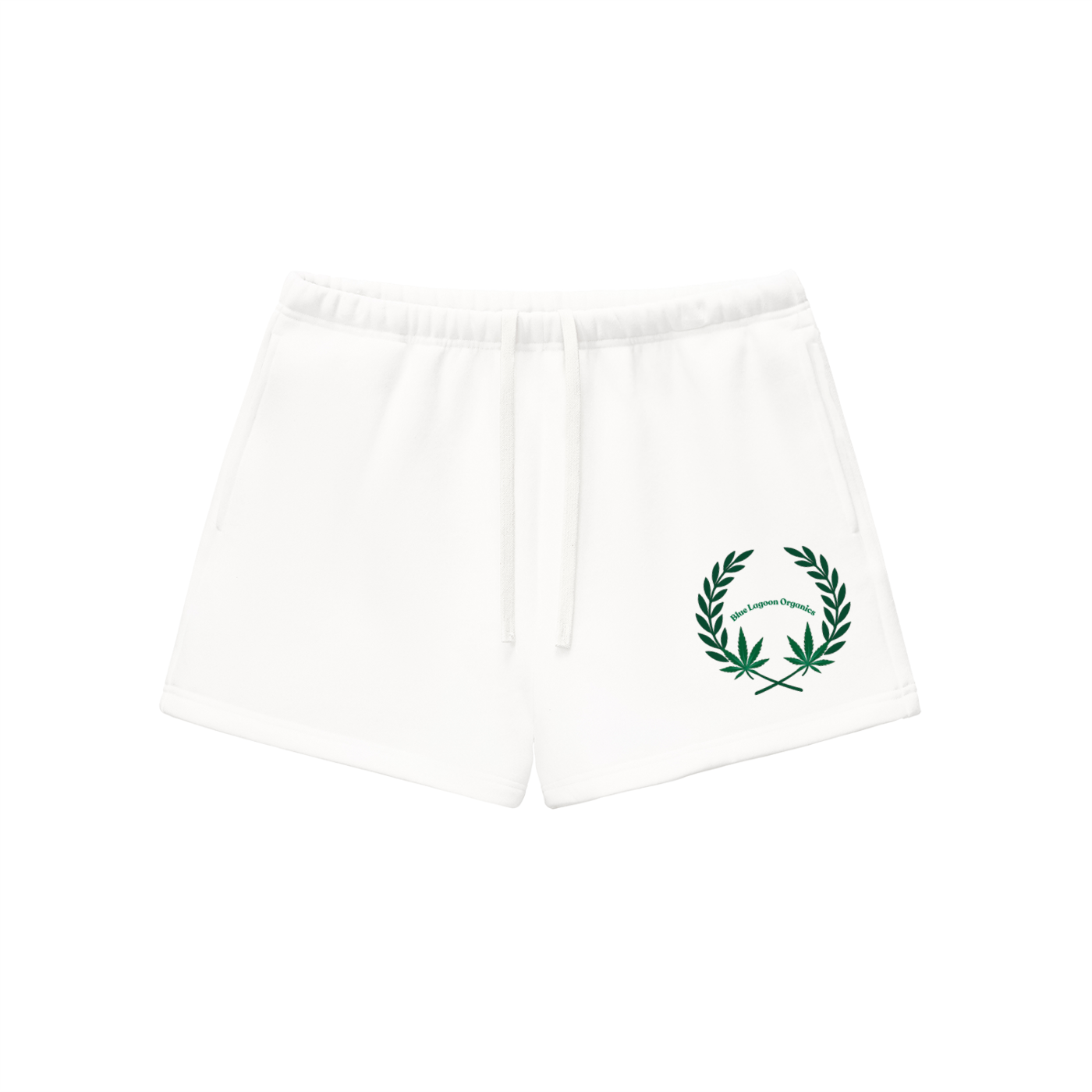 420 Wreath Fleece Drawstring Sweatshorts (w)