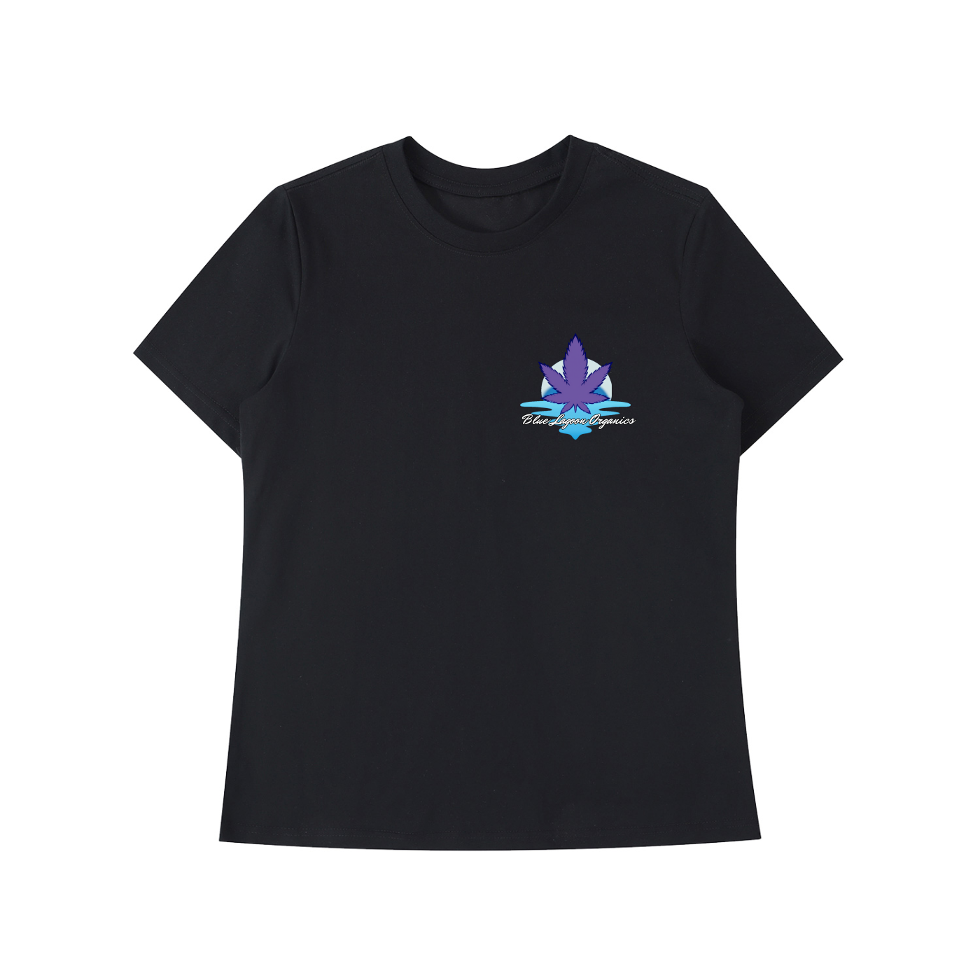 Blue Lagoon Organics Small Classic Logo Standard Shoulder T-Shirt(Womens)