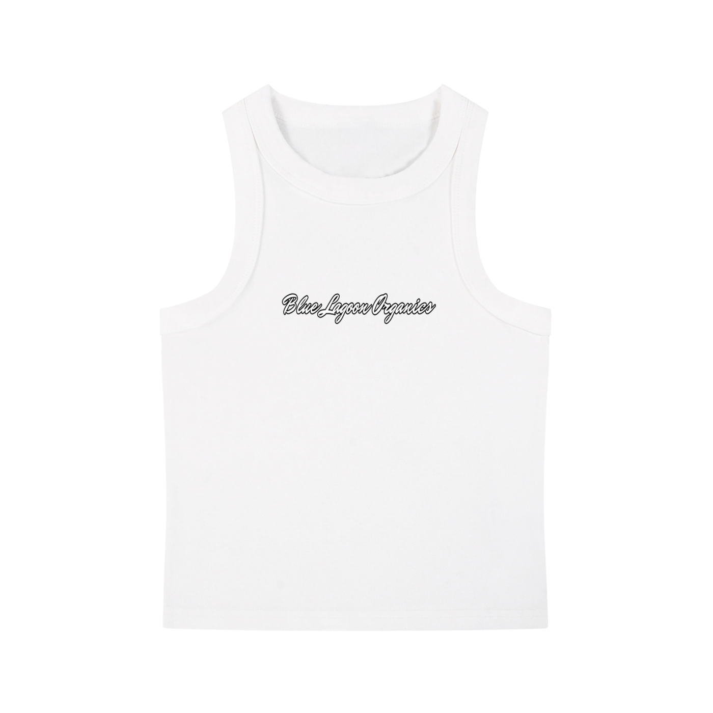 Blue Lagoon Organics Classic Logo Snow Washed Tank Top(women)