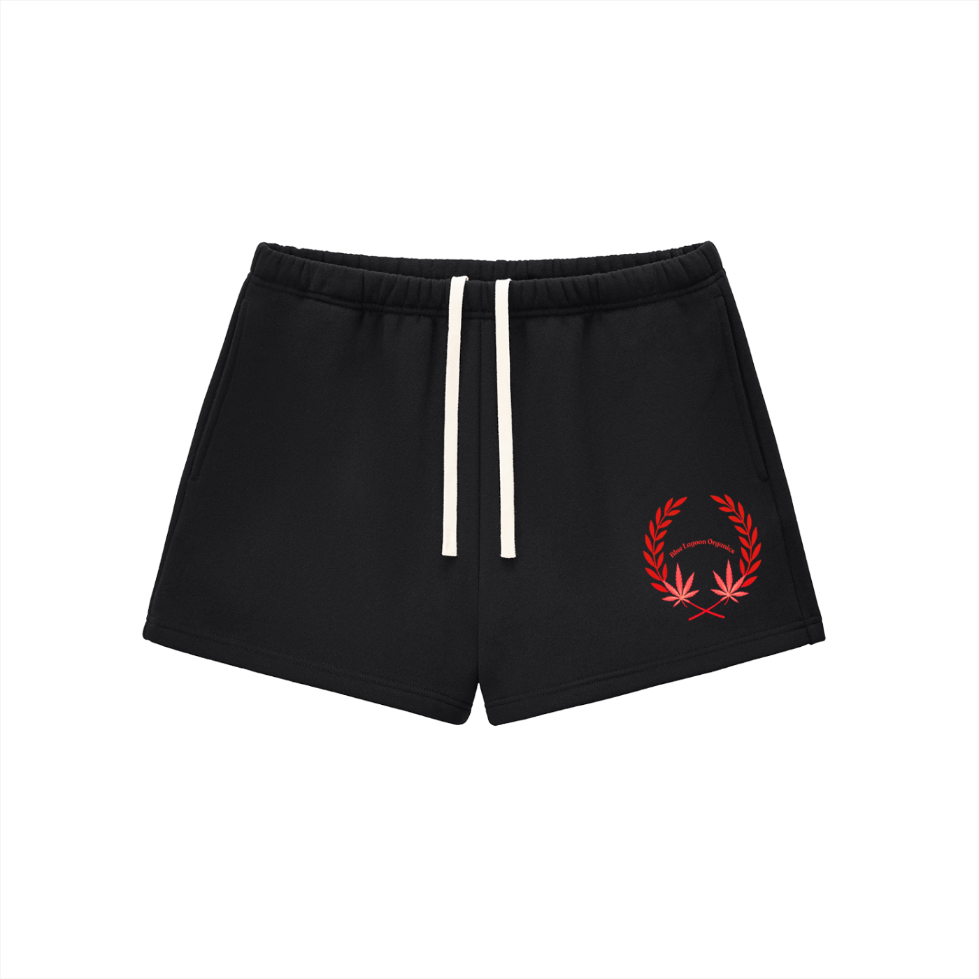 420 Wreath Fleece Drawstring Sweatshorts (w)