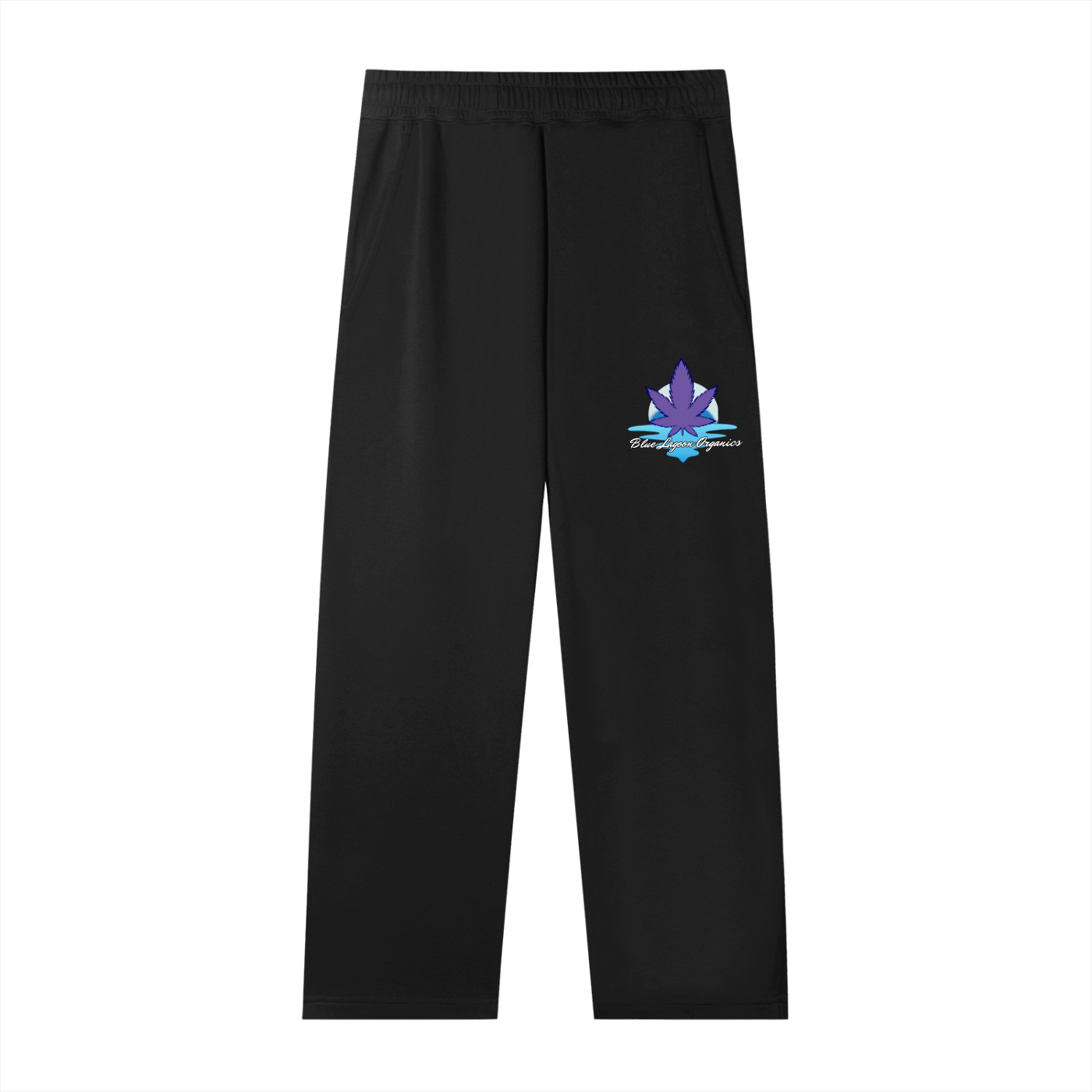 Blue Lagoon Organics Classic Logo Straight-Leg Sweatpants(Men)
