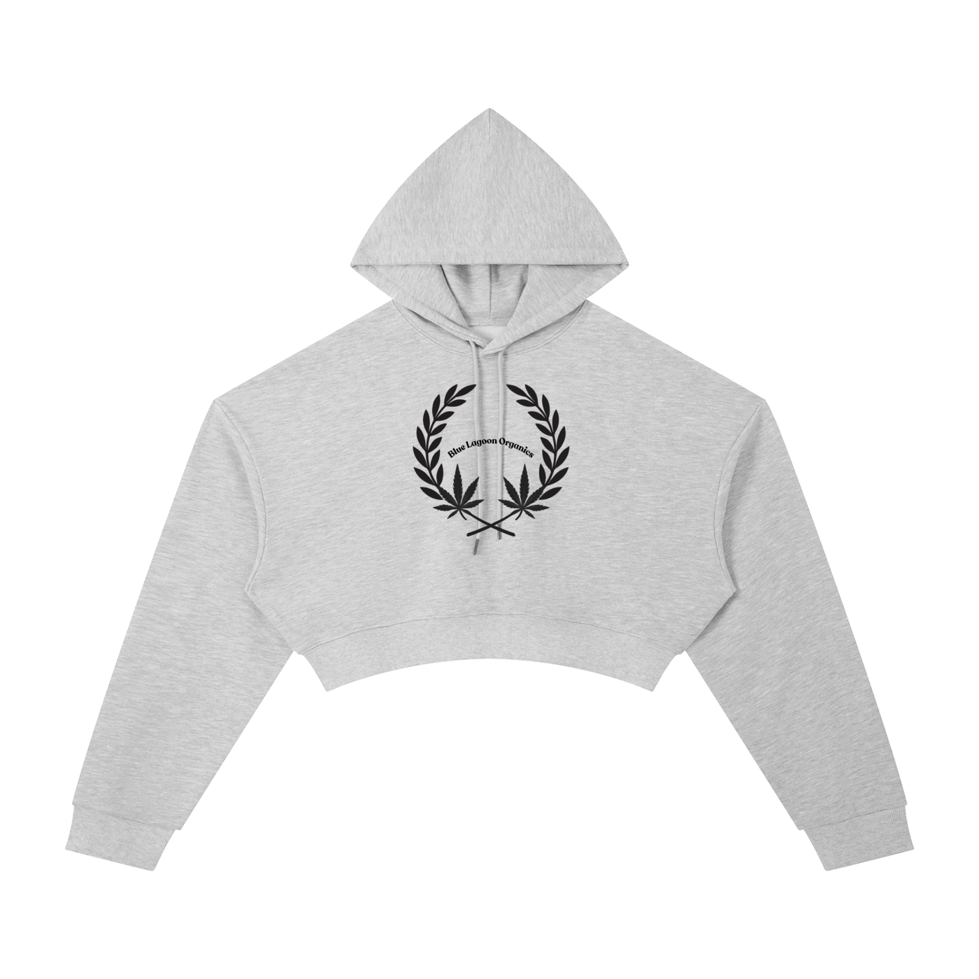 420 Wreath Cropped Hoodie (W)