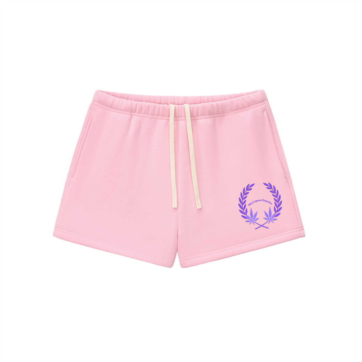 420 Wreath Fleece Drawstring Sweatshorts (w)