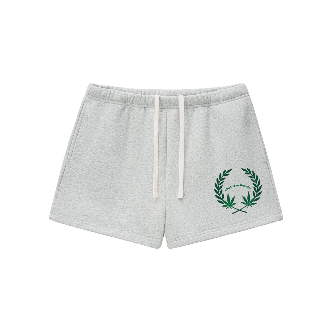 420 Wreath Fleece Drawstring Sweatshorts (w)
