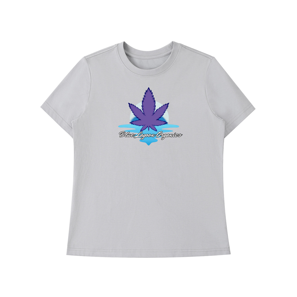 Blue Lagoon Organics Classic Logo Standard Shoulder T-Shirt(Womens)