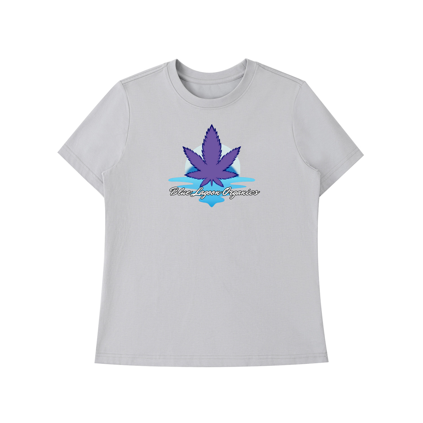 Blue Lagoon Organics Classic Logo Standard Shoulder T-Shirt(Womens)