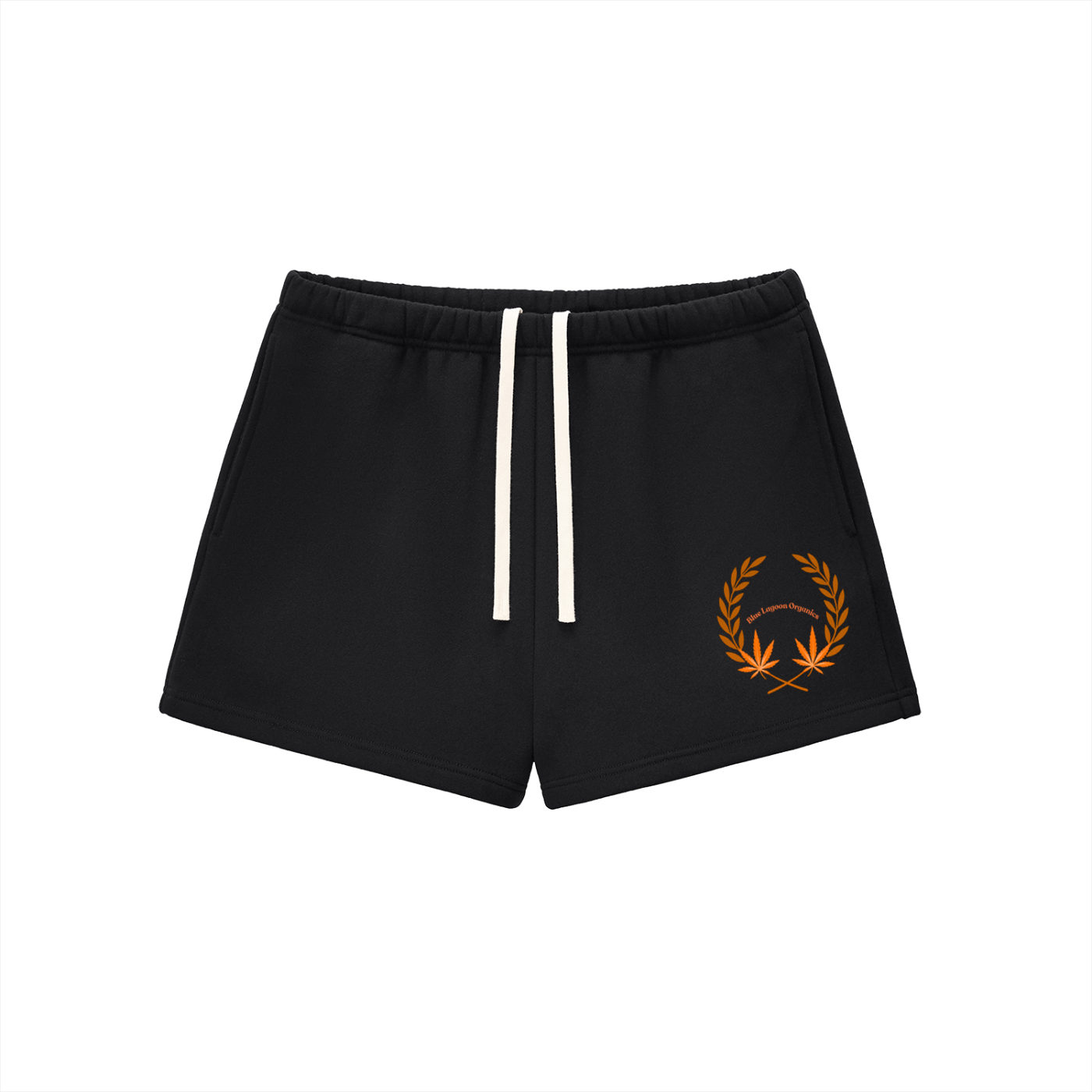 420 Wreath Fleece Drawstring Sweatshorts (w)
