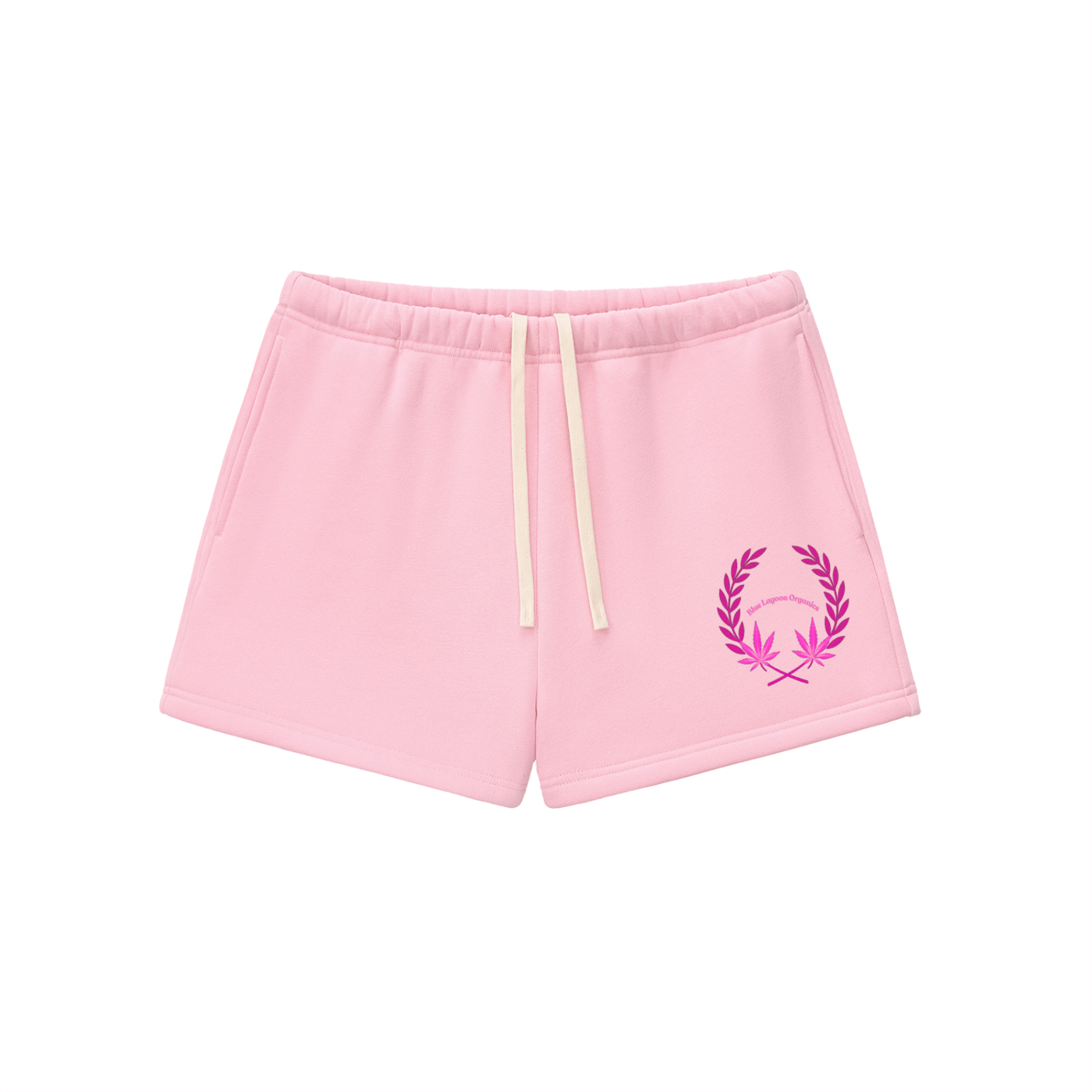 420 Wreath Fleece Drawstring Sweatshorts (w)